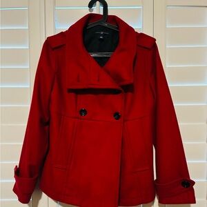 GAP Women's Scarlet Pea Coat